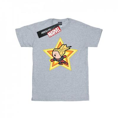 Mens Kawaii Captain Marvel T-Shirt