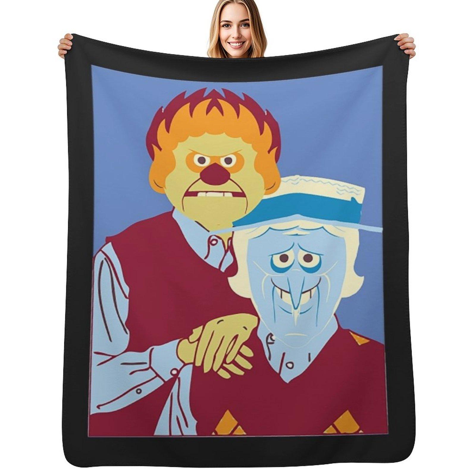 Snow Miser TShirtsnow and heat miser brothers Throw Blanket Soft Sherpa Fleece Warm Blanket for Winter 75x100cm