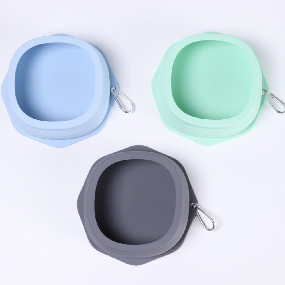 Prevent Overflow Silicone Pet Bowl Hanging Pet Food Dish Pet Water Bowl  Pet Feeding Supplies