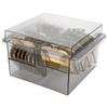 Practical Plastic Clippers Guard Holder Designed To Prevent Loss And Damage Storage Box For Barbers And Home Use