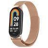 Suitable for Mi-Band 8 Smartwatch Adjustable-Band Strap Stainless Steel Wristband Bracelet Wear-resistance Milanese-Loop