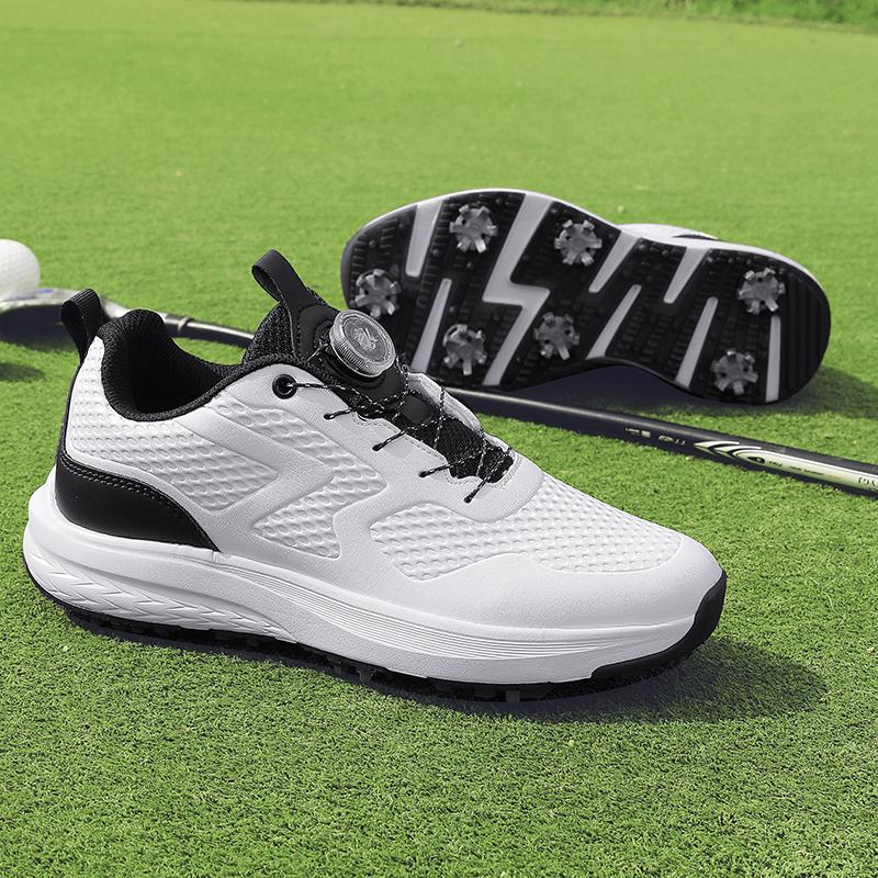 

Men Outdoor Non-Slip Golfler Footwear Luxury Sport Walking Shoes Men s Luxury Sport Walking Shoes 46 білий