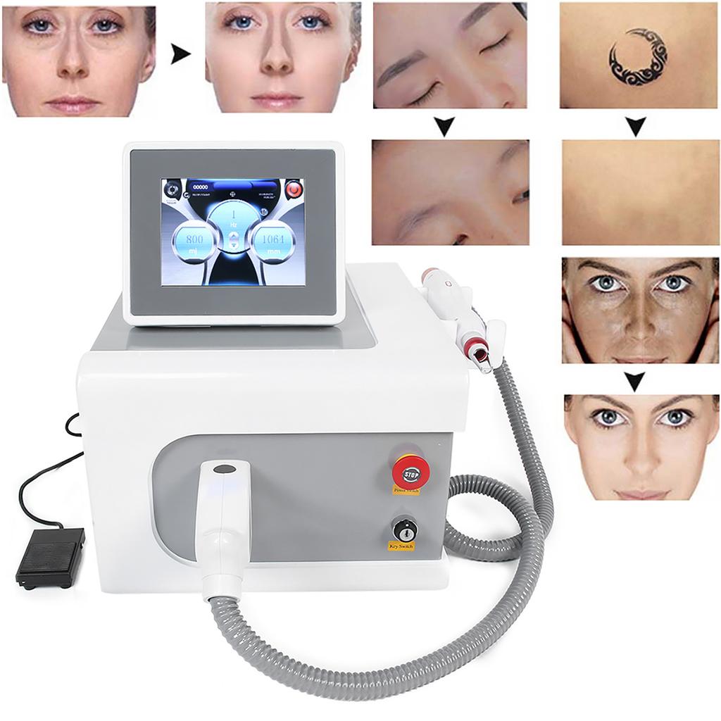 Picosecond Laser Tattoo Pigment Removal Beauty Machine Skin Whitening Spot RemoverUK Plug 220V