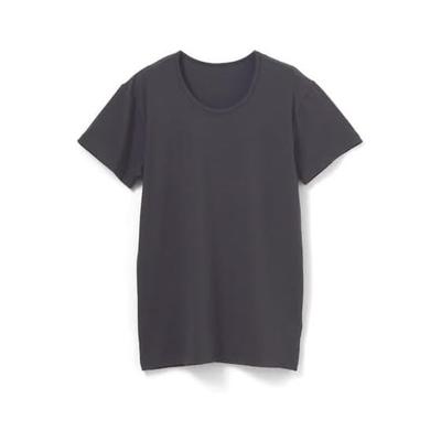 [Shirasagi Knit] Hokkori Institute Hoko Labo Short Sleeve Inner Shirt Men's [Healthcare Innerwear] Far Infrared Stretch UV Protection Thermal