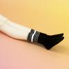 1/4 BJD Fashion Casual Knit Sports Short Socks Black White Striped Socks for 40cm SD/DD Jointed Doll Accessories