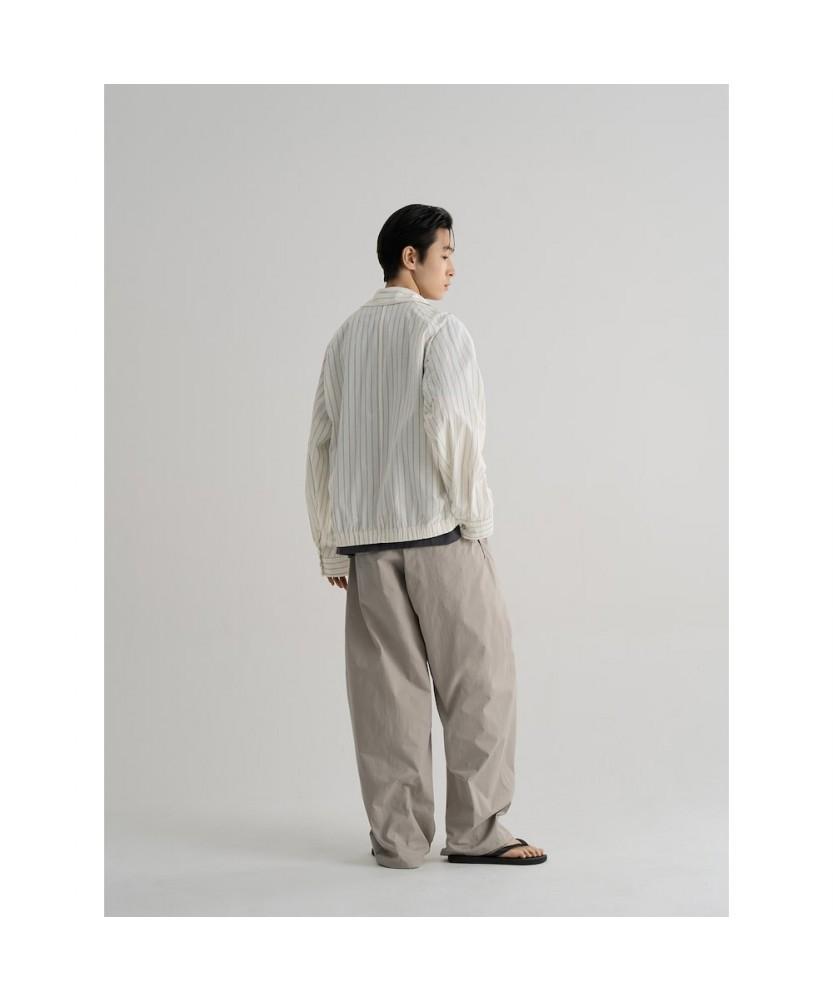 8Seconds Striped Collar Blouson Ivory