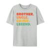 Funny Gamer Brother Uncle Gaming Legend Video Game Graphic T Shirts Men Cotton Men Shirts For Men Lovers Day