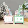 Christmas Countdown Wooden Mini Calendar Ornament – Festive Desktop Decoration & Gift
