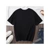 European size Women'S Plus Size Oversized T-Shirt - White with Multicolor Heart Print