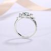Excellent   CopperHorus Eye Rings for Women Marquise Cut VVS1 D Color Moissanite Ring Promise Bride Fine Jewelry