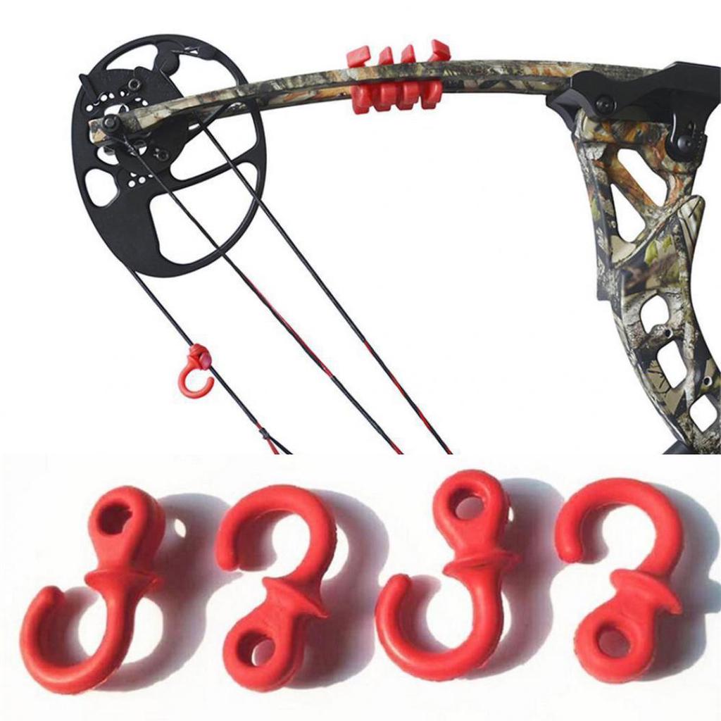 Buy 4Pcs Archery Bow String Stabilizer Monkey Tail Silencer Bowstring