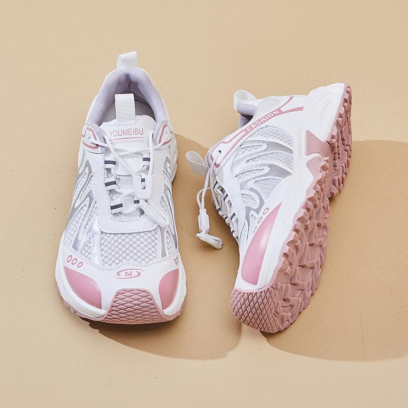 New Dad Shoes for Women Fashionable Thick-soled Sports Single Shoes