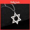 Charm David Of Pendant Star Necklaces For Women Religious Menorah Israel Hanukkah Jewish Stainless Steel Jewelry Christmas Gifts