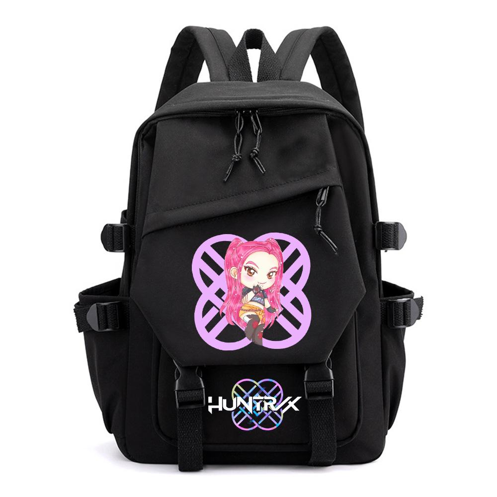 Anime K-Pop Printed Waterproof Backpack for Teen Boy Gril Schoolbag Children Student Women Large Capacity Travel Bag Kid Gift Mochila