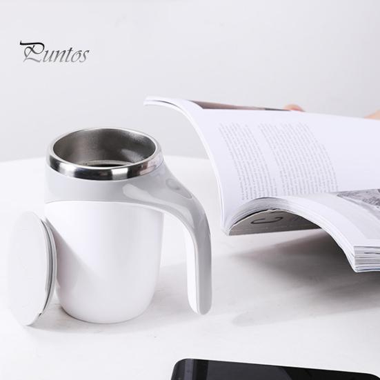 Self Stirring Coffee Mug USB Rechargeable Electric Blender Cup Automatic Mixing Cup for Home Office Travel Hot Cold Drinks
