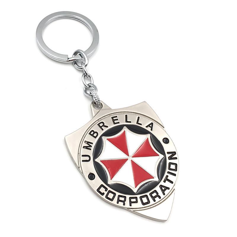 Biohazard Umbrella Crisis Logo Keychain Pendant