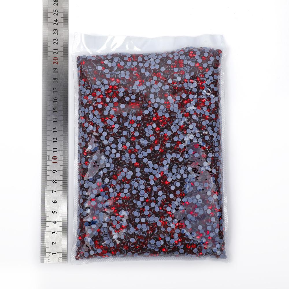 Weichen Imitation Austrian Hot Diamond Big Bag, Grid Glue Glass Rhinestone Hot Melt Glue Bottom Drill Clothing Accessories