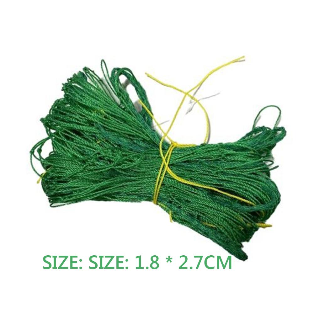 Lattice Net Green Gardening Plant Climbing Frame Mesh Wear-resistant Plant Support Net Heat-resistance for Cucumbers Watermelons