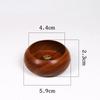 Wooden Mini Incense Holder Bowl Type Rosewood Incense Burner Stick Holder 4 Holes Smell Aromatic Bowl Shape Censer