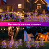 420/680LED Solar firecracker lights led copper wire fireworks lights string Christmas holiday ambient lights garden lawn lights