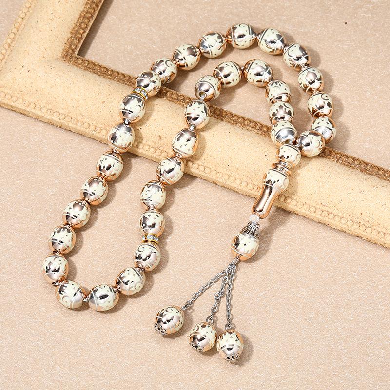 Tasbih Prayer Beads Bangle Islam Muslim Prayer Bead Tasbeeh Counter Zikr Rosary Beads Masbaha Meditation Bracelets For Women Men