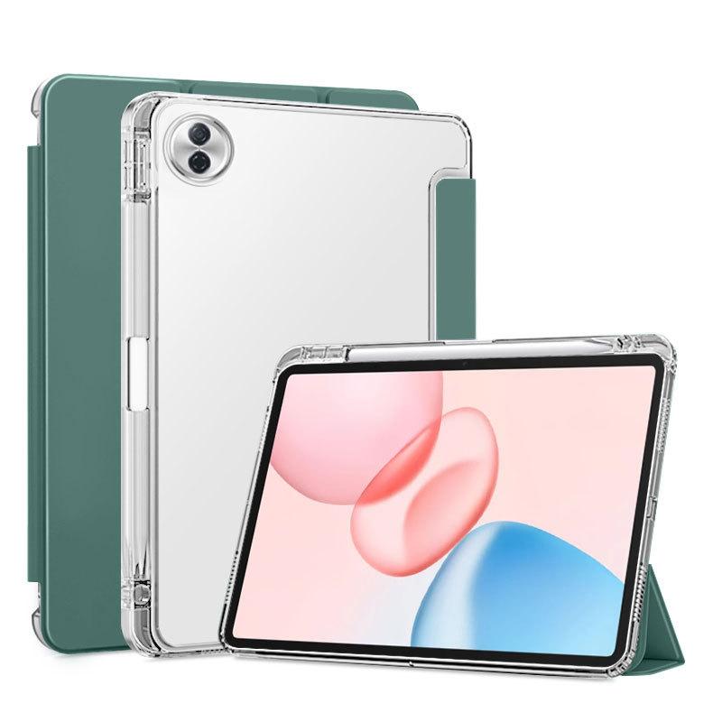 For Huawei Honor Pad 10 Case HEY3-W00 HEY3-W10 12.1inch with Pen Holder Trifold PU Leaher TPU Back Stand Tablet Funda