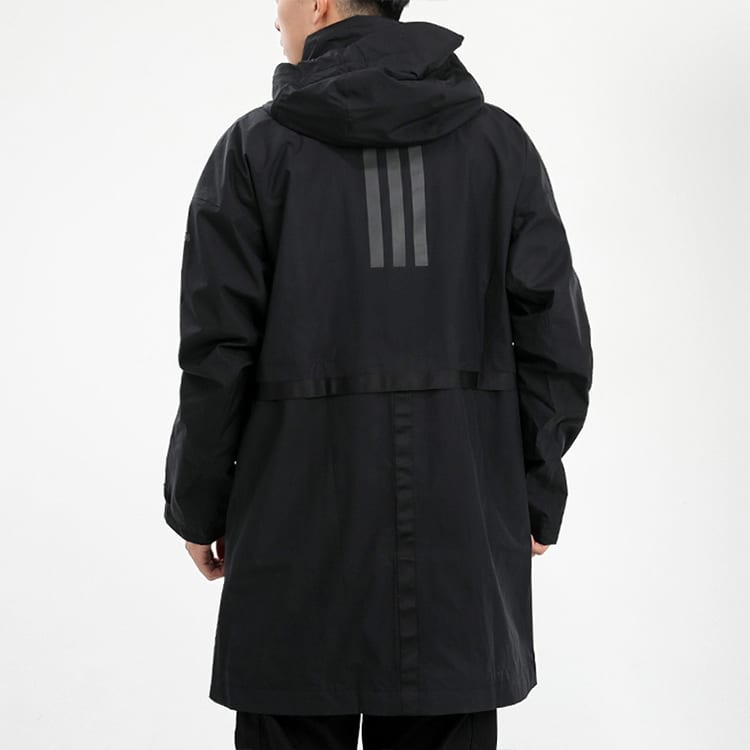 Adidas Jackets Men's Black Hooded Moderate Other FI0632