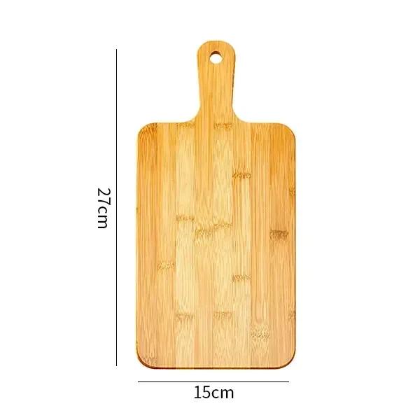 

Kitchen Chopping Board Bamboo Cutting Board with Handle Large Wooden Serving Board Charcuterie Board for Pizza Vegetables Meat