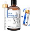 HIQILI Lavender Essential Oil, 100ml, 100% Pure Natural Lavender Aromatherapy Oil, Compatible with Aroma Diffusers and Humidifiers, Ideal for Promotin