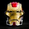 Iron Man Mk17 Jarvis Voice Controlled Auto Open Close Electronic Helmet Mask Face Cover Collectible Plaything Decoration For Superhero Fans