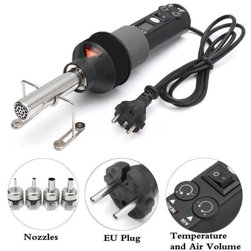 Industrial Heat Gun With Nozzle And Heat Element For Welding Applications