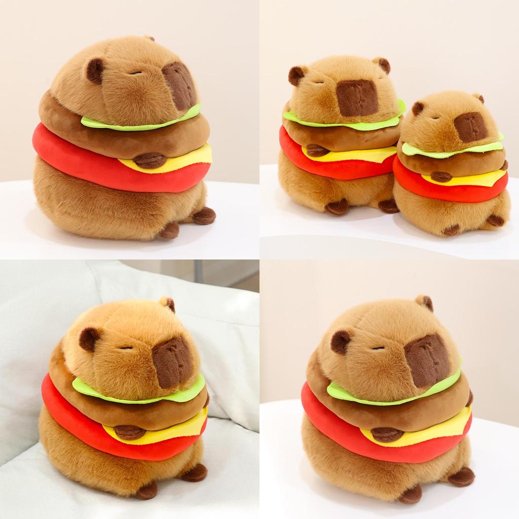 Capybara Plush Toy Stuffed Animal Pillow Soft Short Plush Gift For Girls