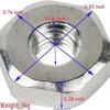 Chainsaw Bar Nut for MS170, MS180, MS240, MS260, MS270, MS280