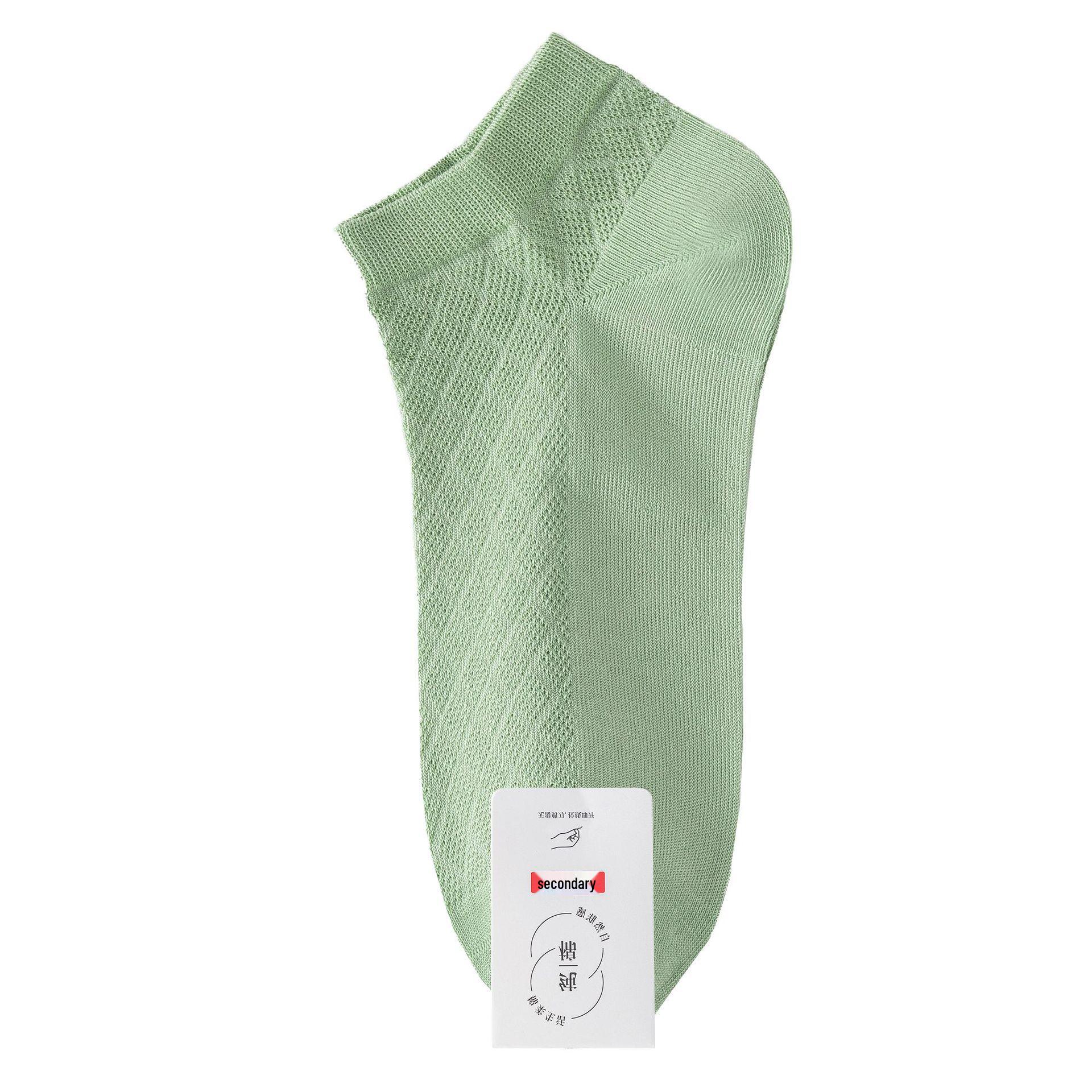 Women s Floral Mesh Breathable Invisible Socks - Antibacterial Cotton Boat Socks for Spring/Summer, White Short Style.