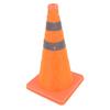 17.72in Traffic Cone Reflective Portable Bright Orange Multipurpose Foldable Road Cone for Garage