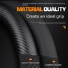 BAGP9 2026 Car Sticker For BMW M X1 X3 X5 X6 E39 E46 E87 E90 E92 F10 F15 F25 F30 Carbon Fiber Suede Leather Car Steering Wheel Cover A