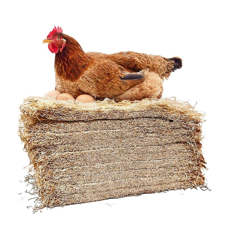 

ABUL-Premium Laying Hen Egg Nesting Mat Square Coconut Palm Hen Nesting Pad For Farm Ranch Chickens