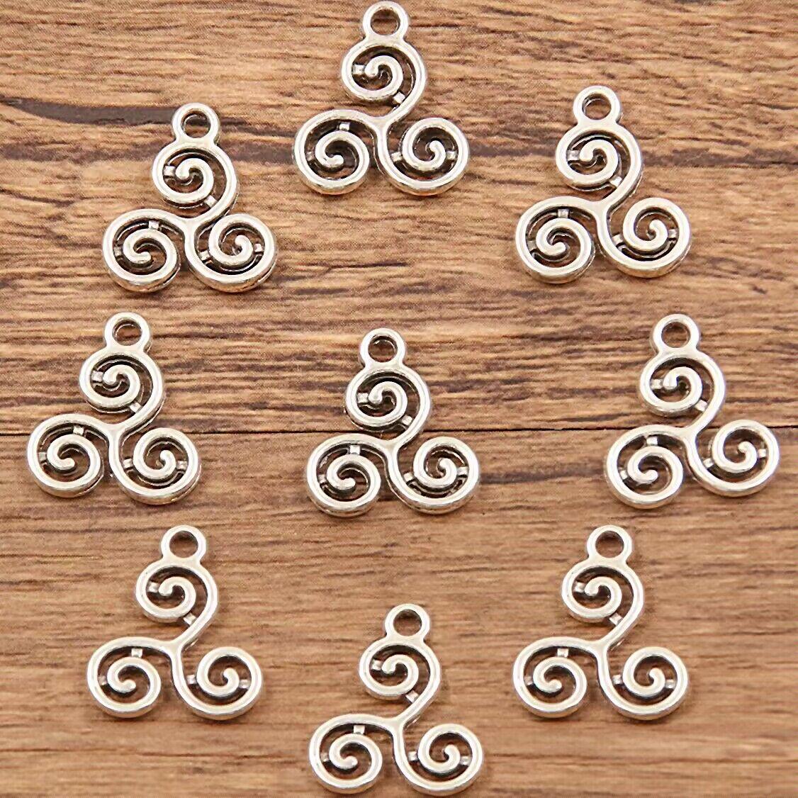 

Двусторонние полые круглые кулоны из сплава для украшений, сумок и телефонов