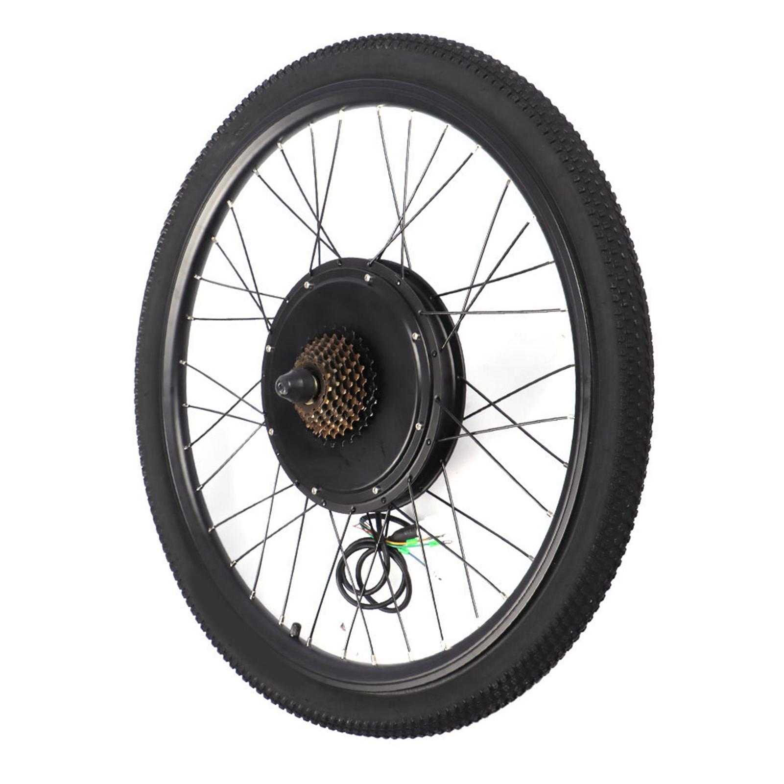 

Электрический велосипед 48 В 1000 Вт Мотор-колесо Комплект для переоборудования Колесо 26 дюймов(задний маховик привода)