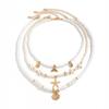 Accessories Ocean Wind Shell Rice Beads Gravel Necklace Female Beach Starfish Beaded Necklace