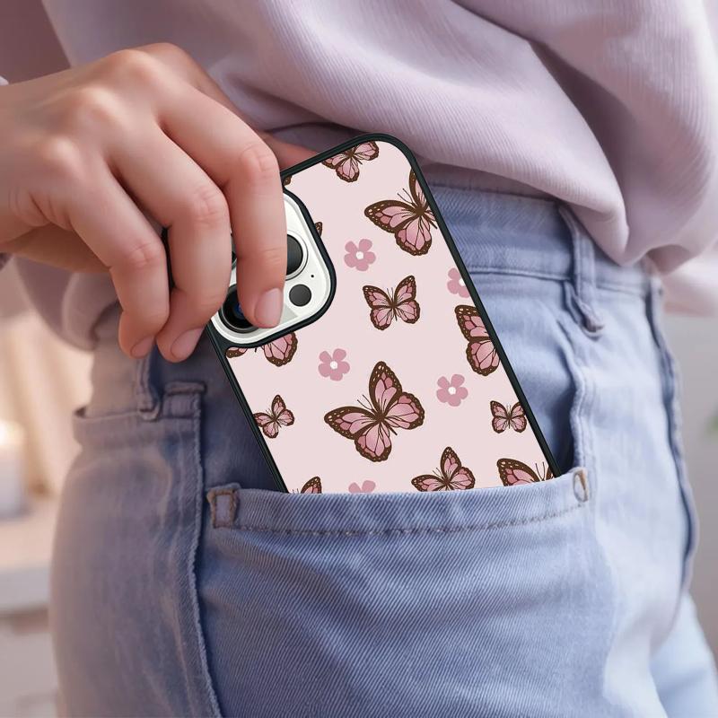 Beauty Butterfly A Phone Case For iPhone 17 Air 15 16e 14 13 Pro Max Coque 12 11 Pro Max PLUS cover