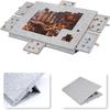 Foldable Children's Puzzle Table with Stand, Cover, and 6 Drawers