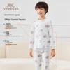 YEEHOO 7A Antibacterial Pure Cotton Kids Pajama Set