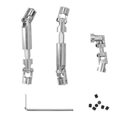 3Pcs RC Metal Drive Shaft Transmission Axle Fit for MN86 112 RC Crawler Upgrade Parts