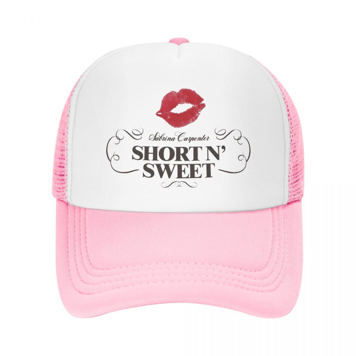 

Сабрина Карпентер Short N Sweet 2024 Альбом Бейсболки Сетчатые шляпы Солнцезащитные кепки Спортивные кепки унисекс One Size