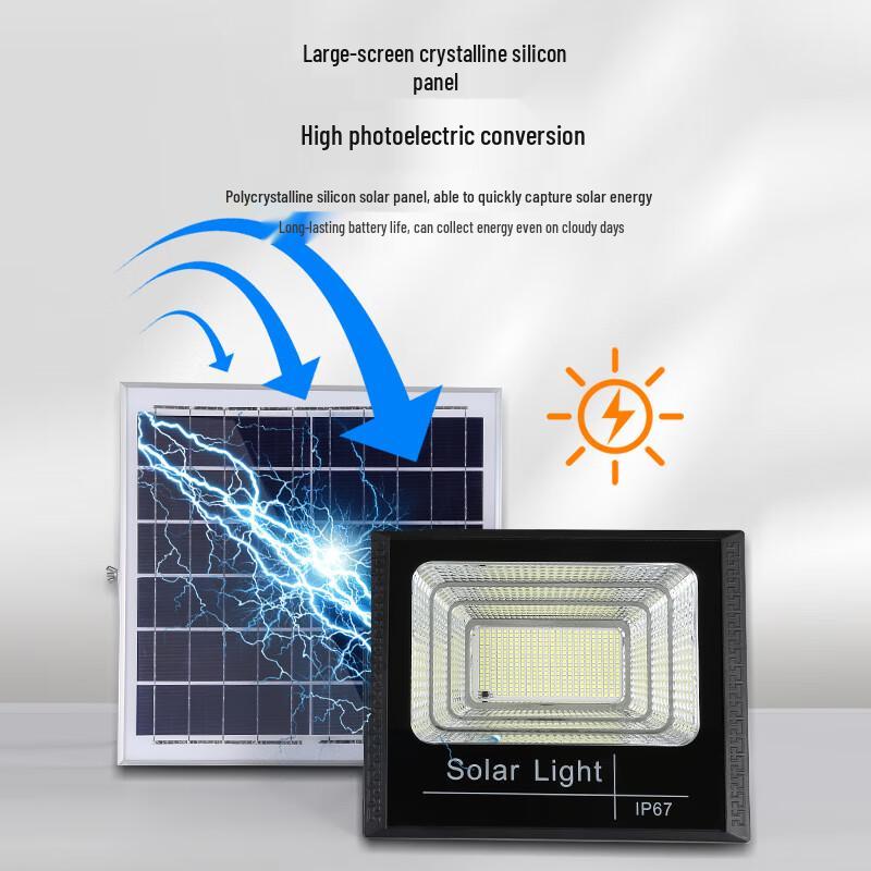 UOSU 200W Solare LED-Wandleuchte für den Außenbereich