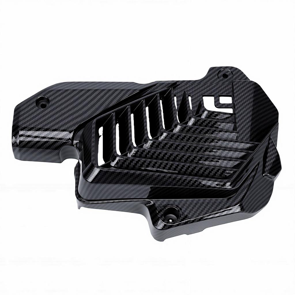 Motorcycle Water Tank Cover Protector Carbon Fiber Look Motorcycle Radiator Guard Replacement for PCX160 2021 To 2025