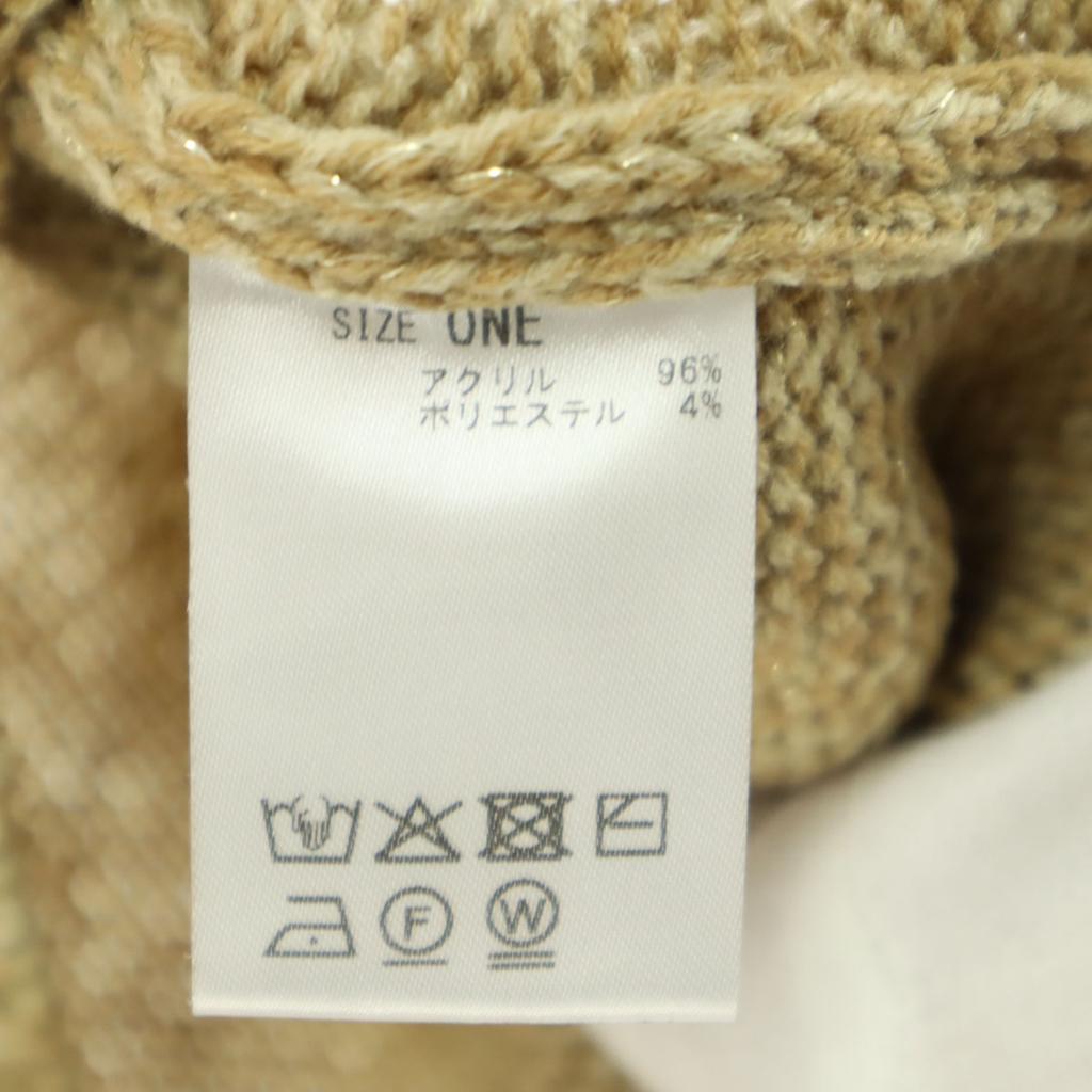 Ungetragenes Ciaopanic lame Ärmellos U-Ausschnitt Best ONE beige Damen Gebraucht