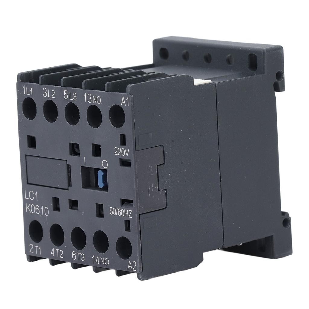 AC Contactor Switch 6A 1 NO Normally Open K Type Small for HVAC Refrigeration Motor Control 220V