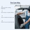 Car Tire Maintenance Paste, Tire Maintenance Wheel Hub Cleaning, Brightening, Removal, Tire Cleaner 100g